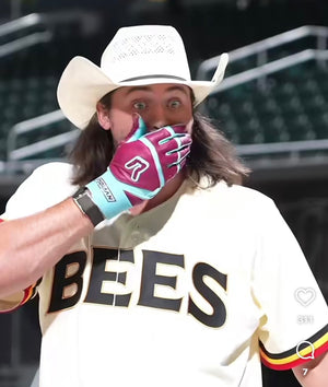 Damien Henderson attempting 527ft Home Run with Roman Gloves