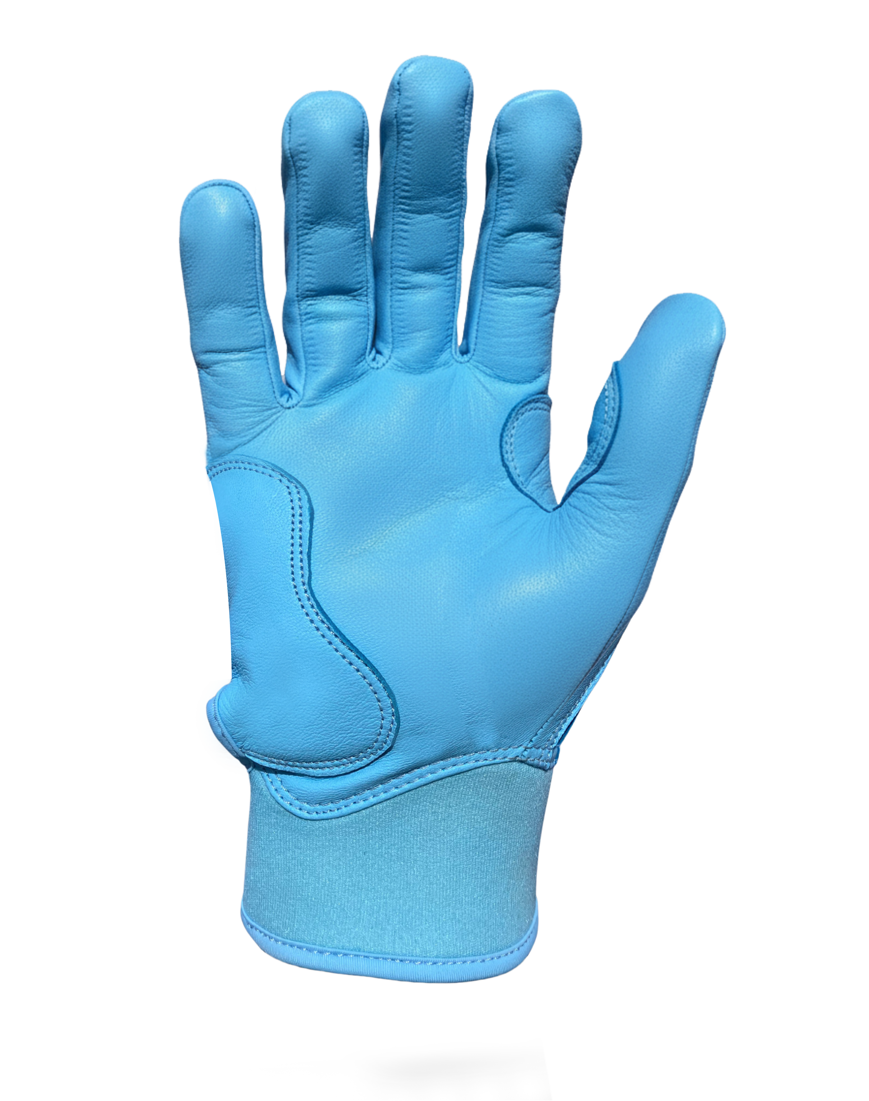 Dingers Series Baby Blue Short Cuff Batting Gloves