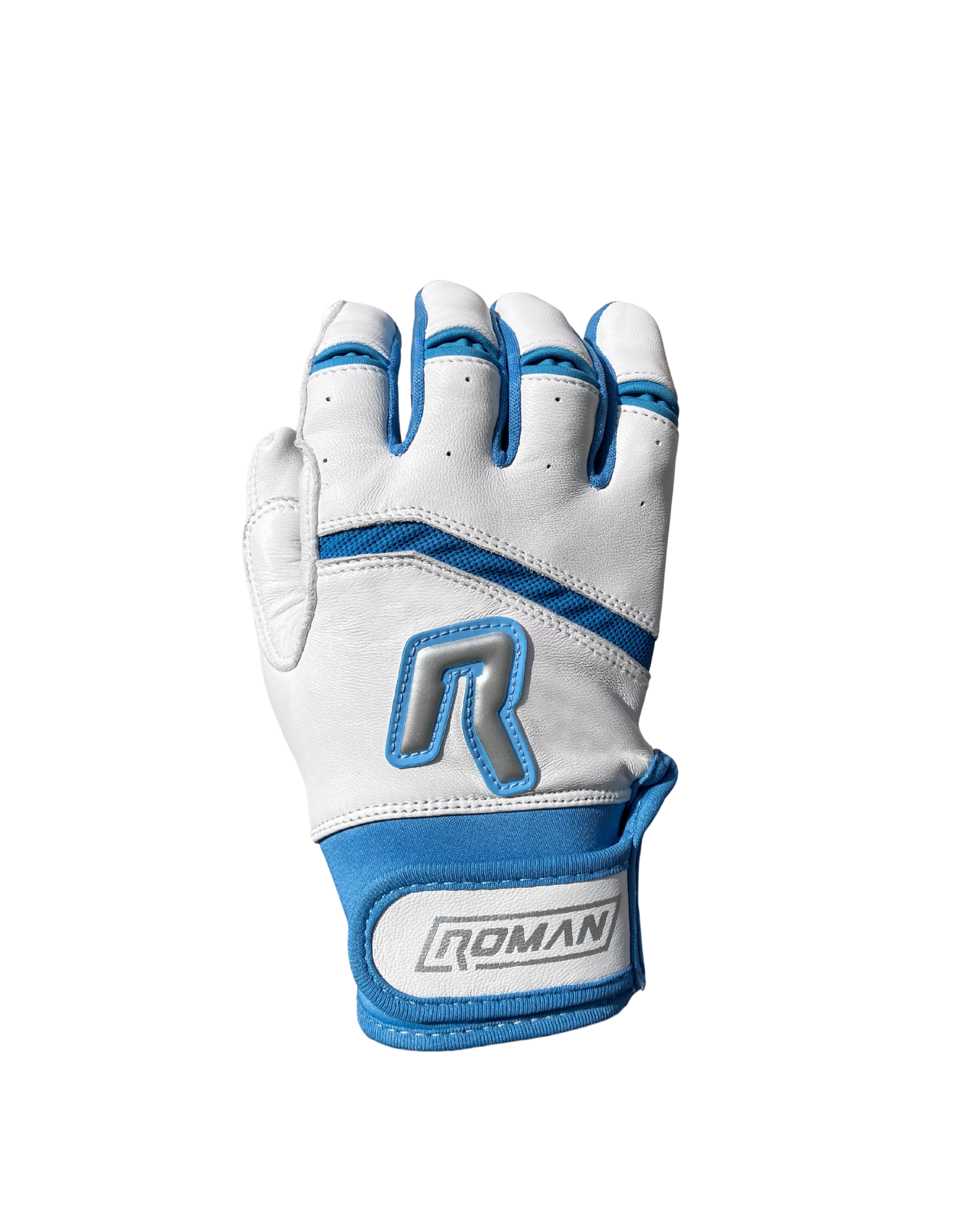 Dingers Series Caribbean Blue Short Cuff Batting Gloves