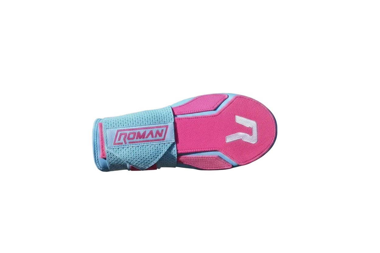 Pink & Caribbean Blue Sliding Mitt