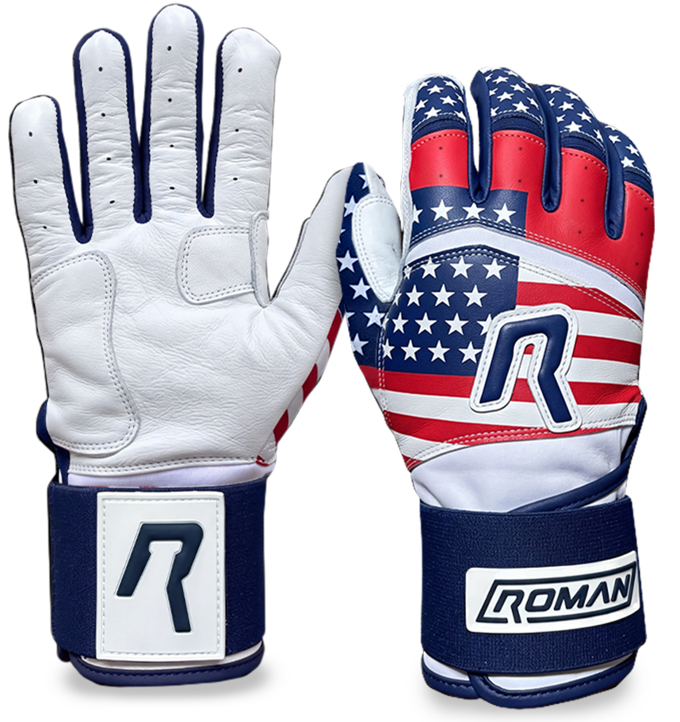American Flag Batting Gloves | Roman Gloves