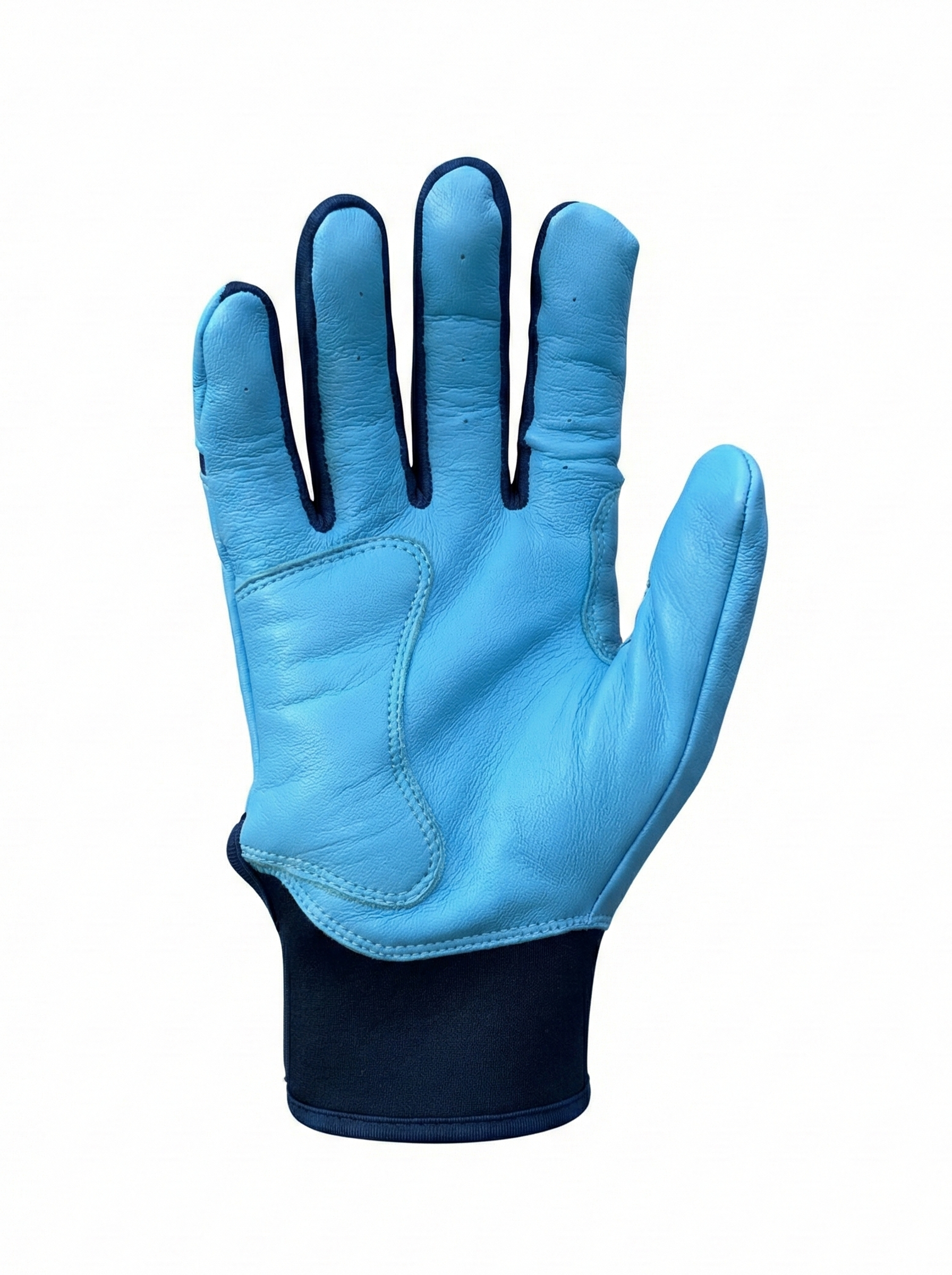 Dingers Series Navy & Caribbean Blue Short Cuff Batting Gloves